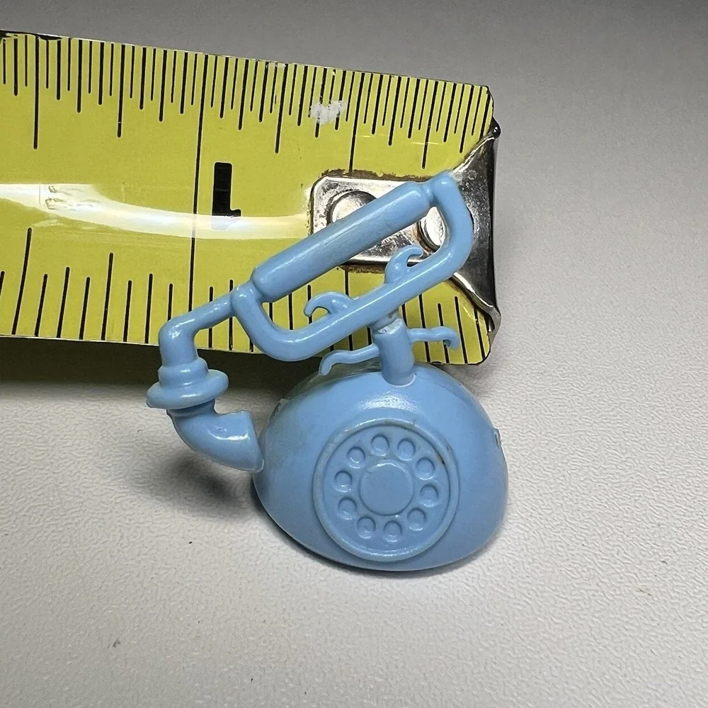 Mattel‎ Barbie Fashion Doll Rotary Princess Phone Blue Missing Ear Piece